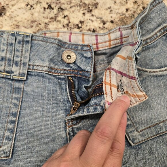 Set Lot Of 2 YMI + ZD Juniors jean shorts, bundle size 9, cotton Distressed Y2K - Picture 12 of 16